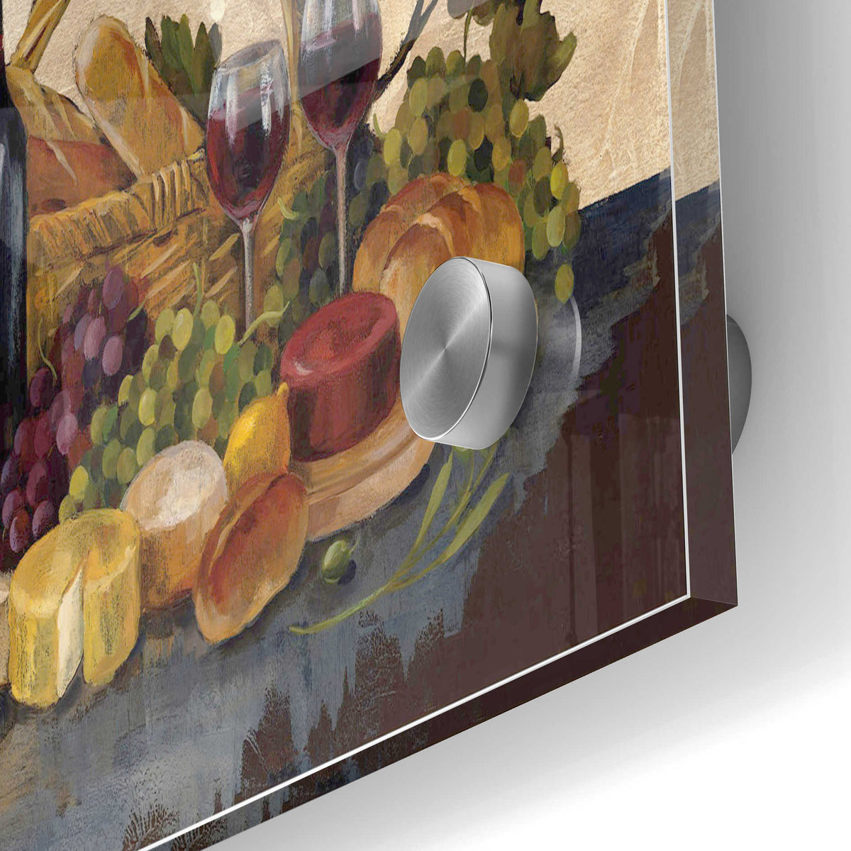 Epic Art 'Tuscan Evening Wine' by Silvia Vassileva, Acrylic Glass Wall Art,24x36