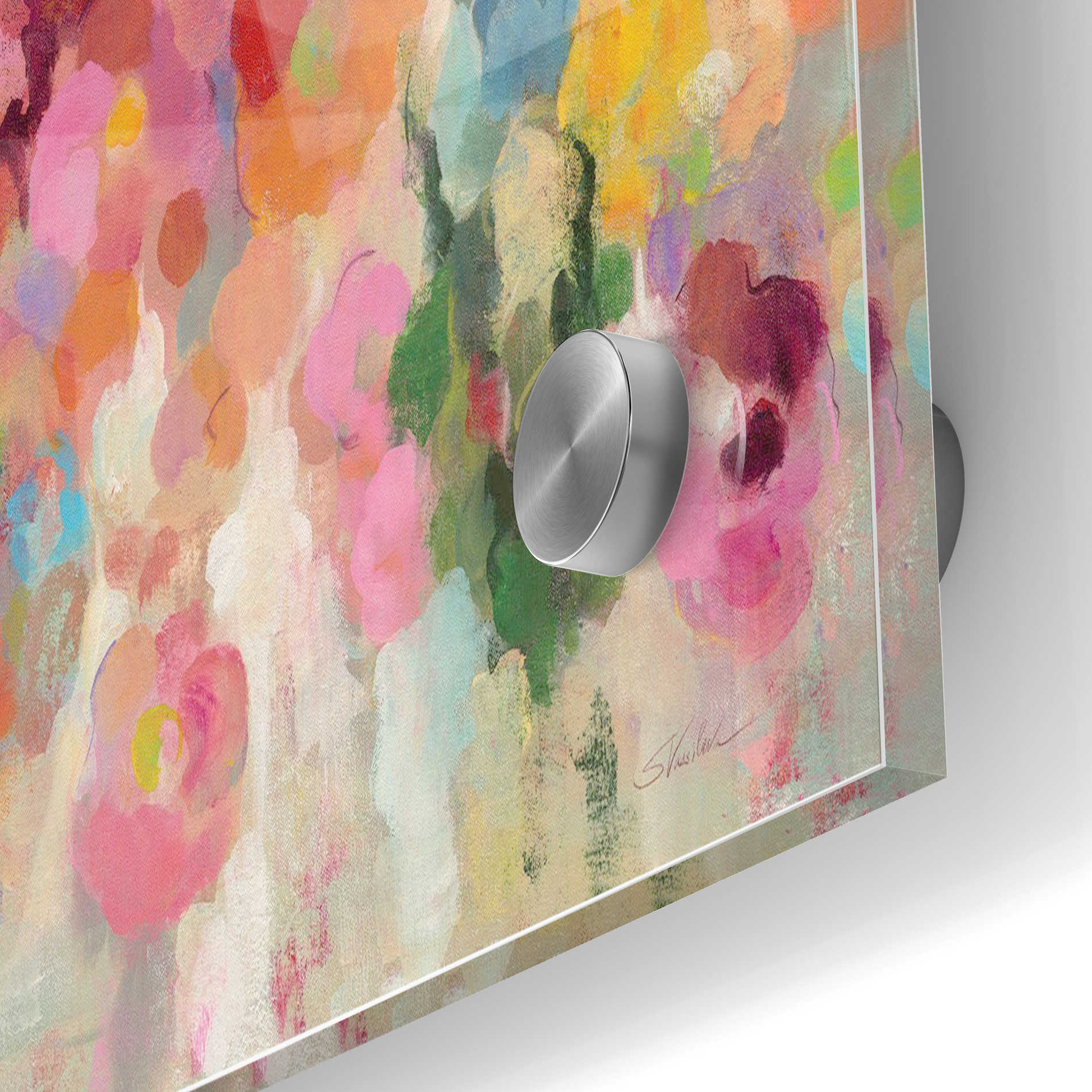 Epic Art 'Colorful Garden I' by Silvia Vassileva, Acrylic Glass Wall Art,24x36