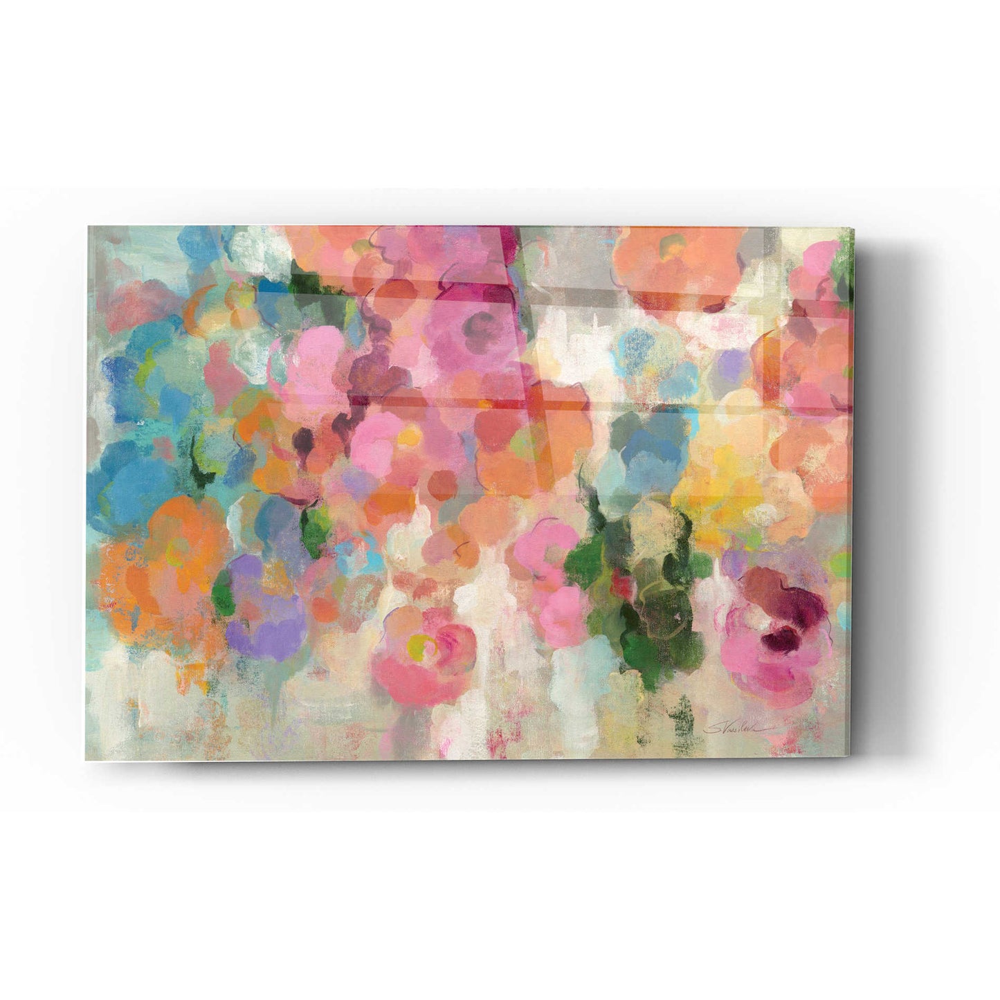 Epic Art 'Colorful Garden I' by Silvia Vassileva, Acrylic Glass Wall Art,24x36