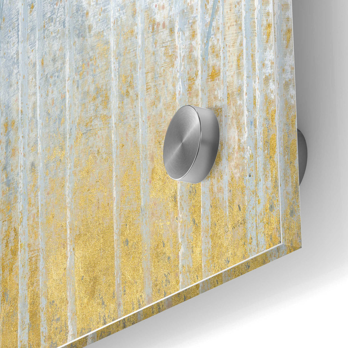 Epic Art 'Silver Water GOLD' by James Wiens, Acrylic Glass Wall Art,24x36