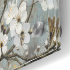 Epic Art 'Cherry Blossoms I BLUE' by James Wiens, Acrylic Glass Wall Art,24x36