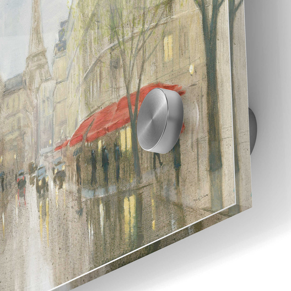 Epic Art 'Impression of Paris' by Myles Sullivan, Acrylic Glass Wall Art,24x36