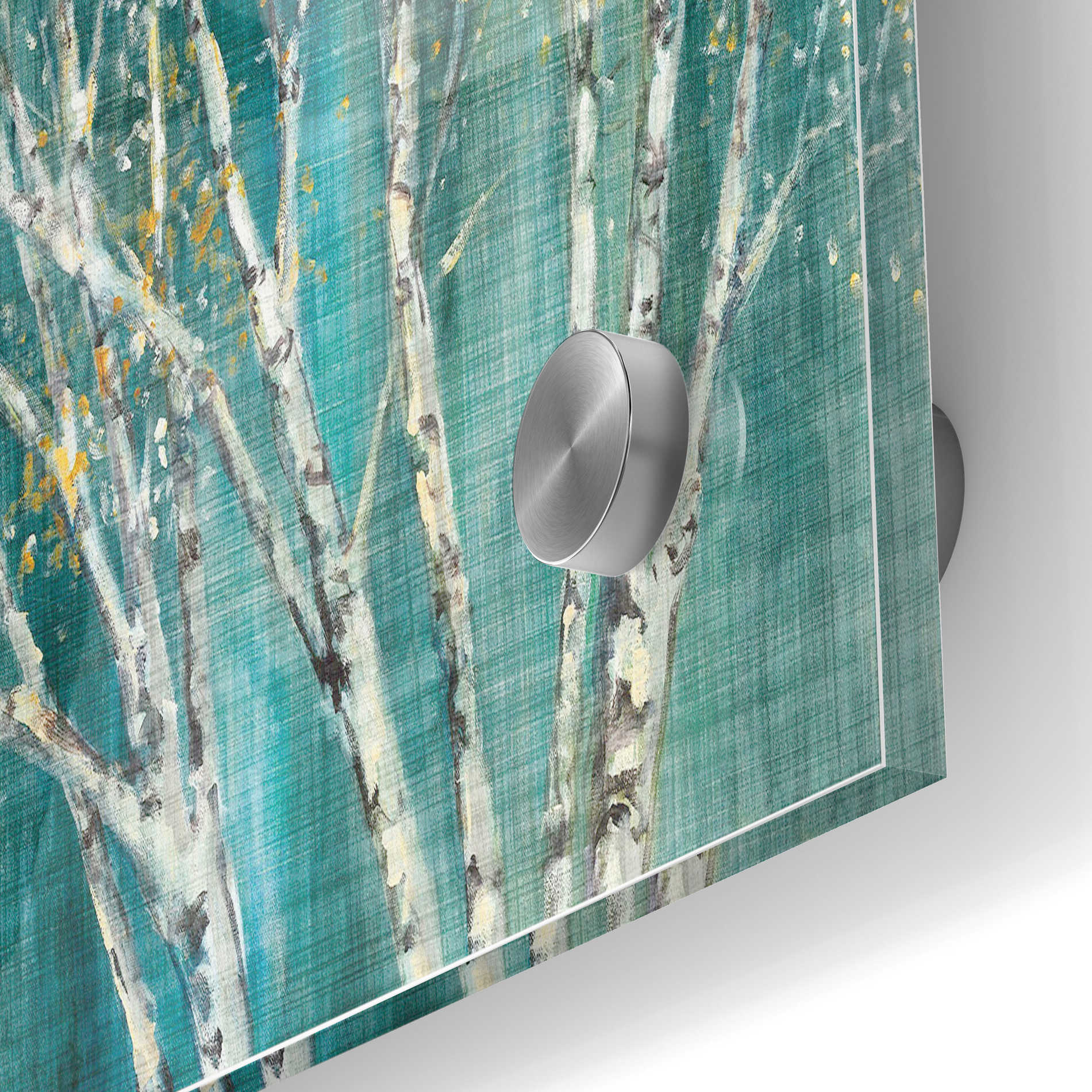 Epic Art 'Blue Birch' by Julia Purinton, Acrylic Glass Wall Art,24x36