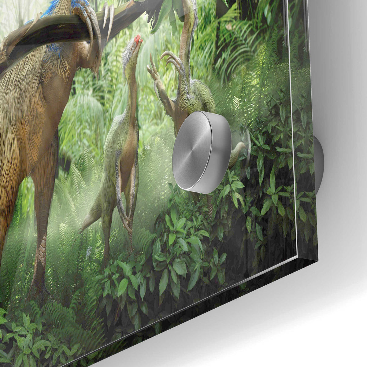 Epic Art 'Therizinosaurus' Acrylic Glass Wall Art,24x36