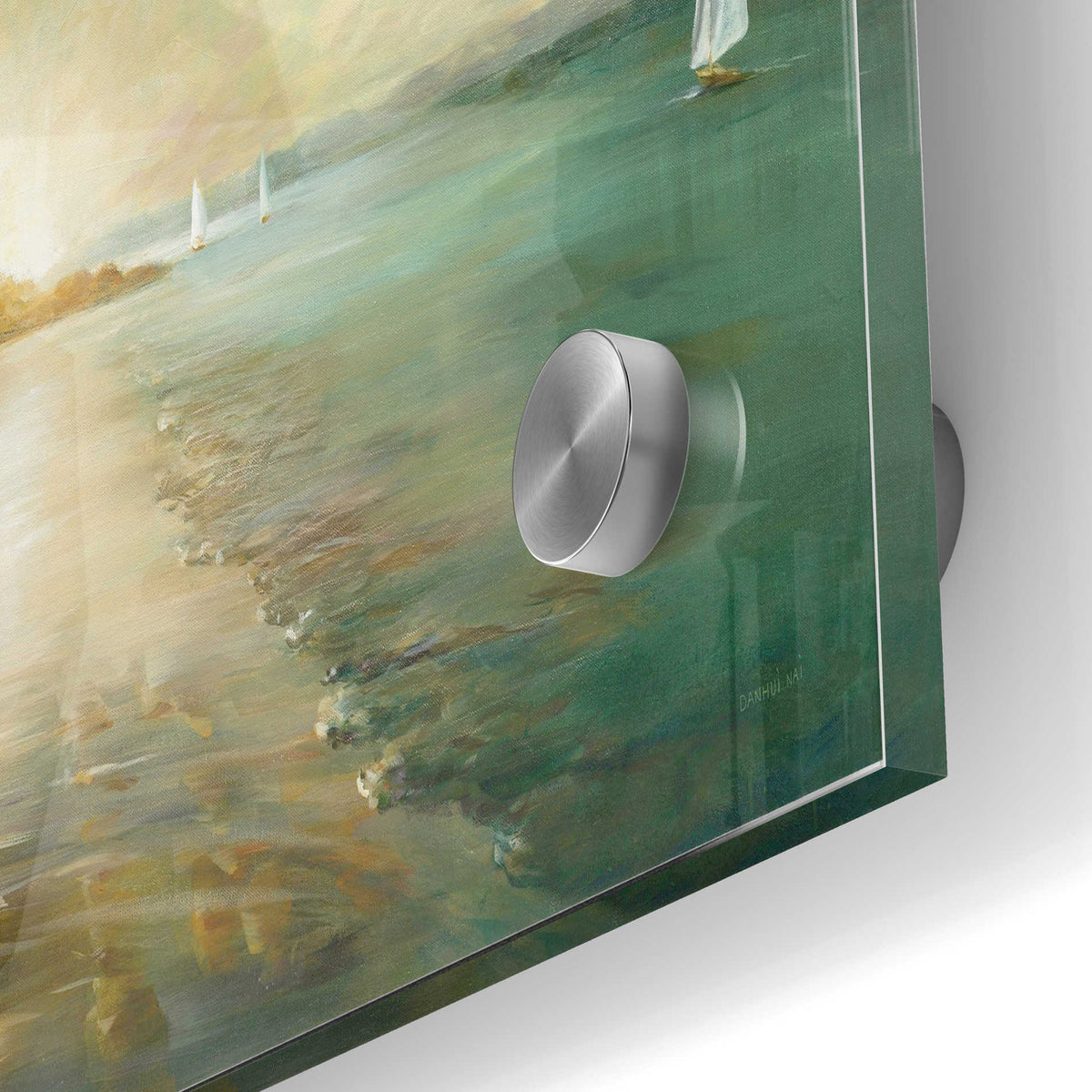 Epic Art 'Coastal Glow' by Danhui Nai, Acrylic Glass Wall Art,24x36