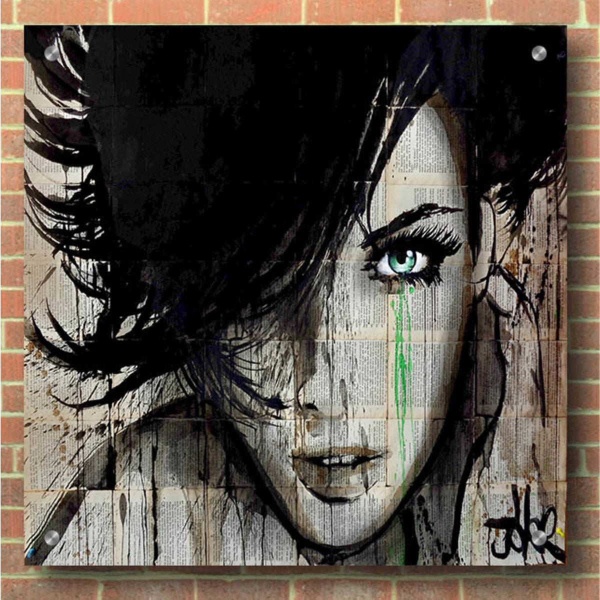 Epic Art 'Things Happen' by Loui Jover, Acrylic Glass Wall Art,36x36