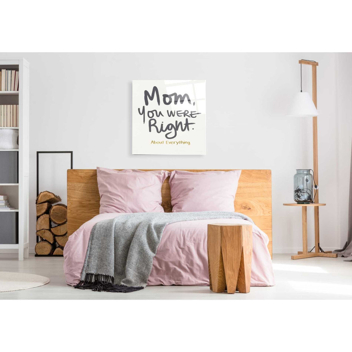 Epic Art 'Right Mom' by Linda Woods, Acrylic Glass Wall Art,36x36
