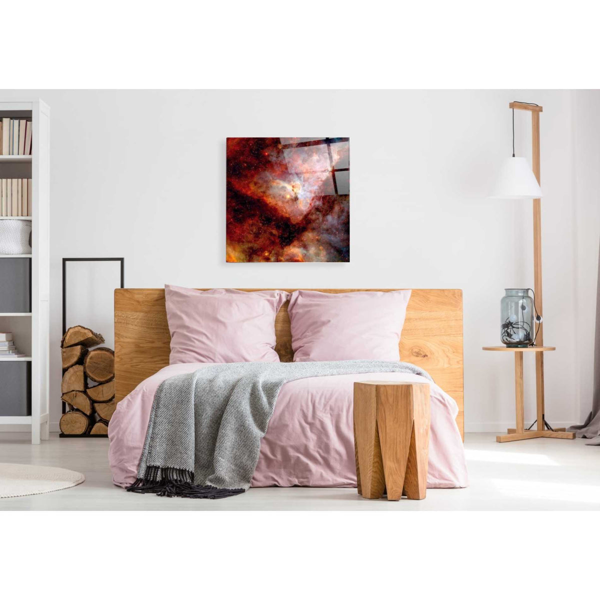 Epic Art "Dark Nebulae" Hubble Space Telescope Acrylic Glass Wall Art,36x36