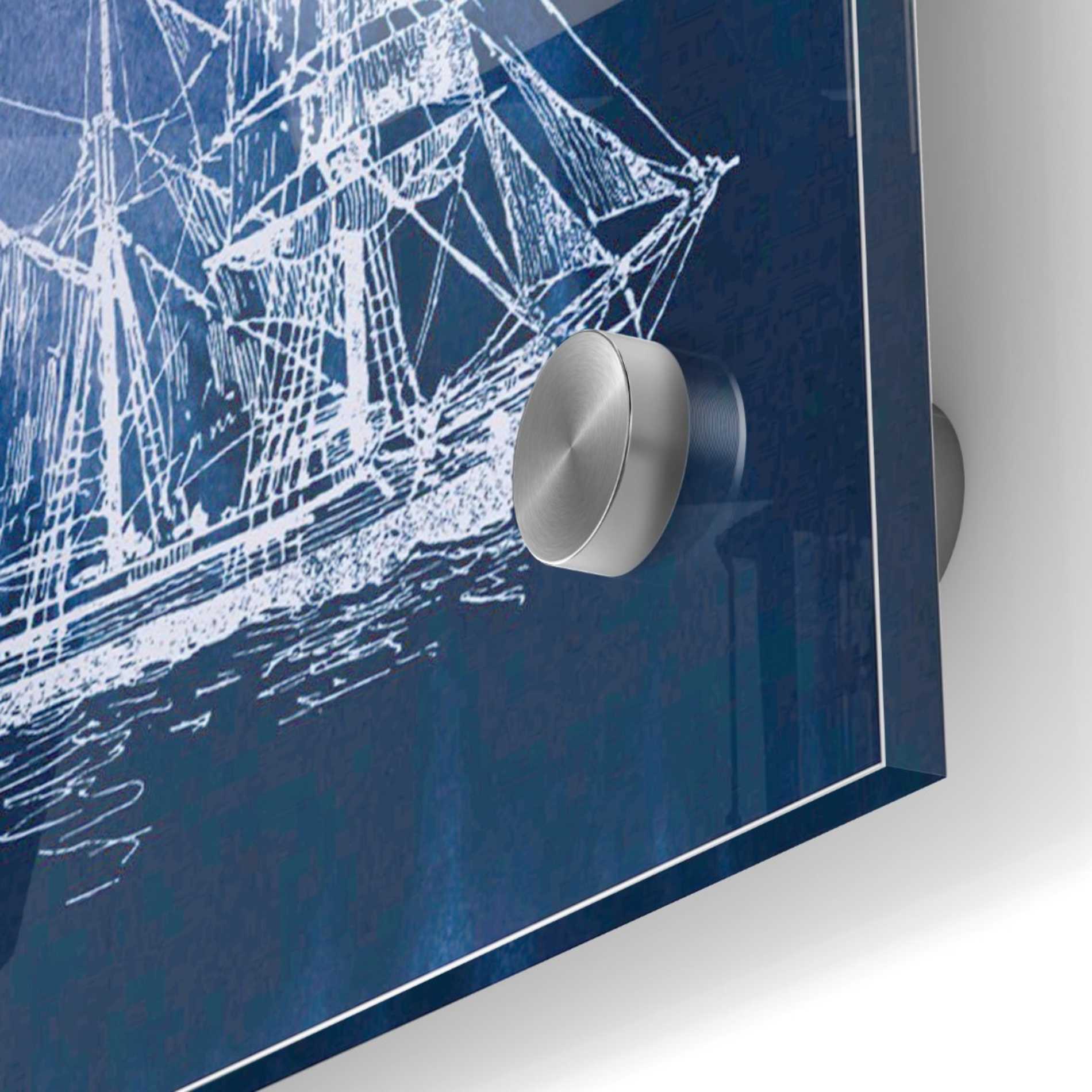 Epic Art 'Sailing Ships III' by Wild Apple Portfolio, Acrylic Glass Wall Art,36x36