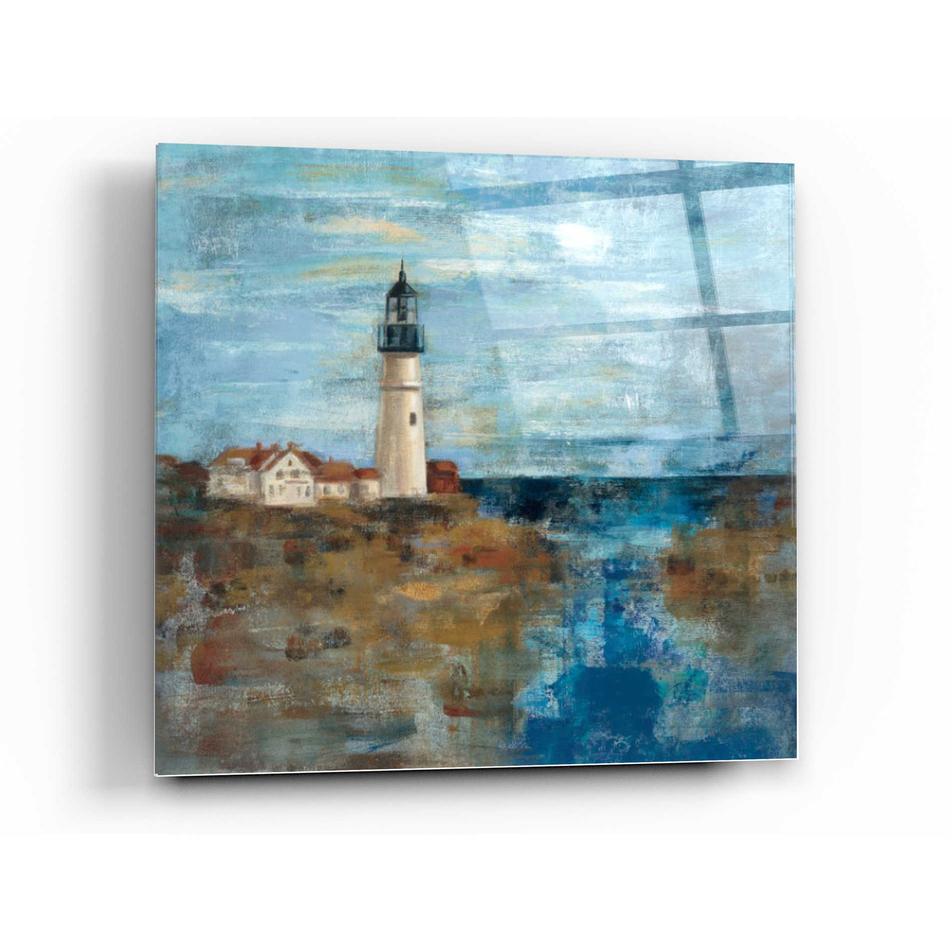 Epic Art 'Lighthouse Dream' by Silvia Vassileva, Acrylic Glass Wall Art,36x36