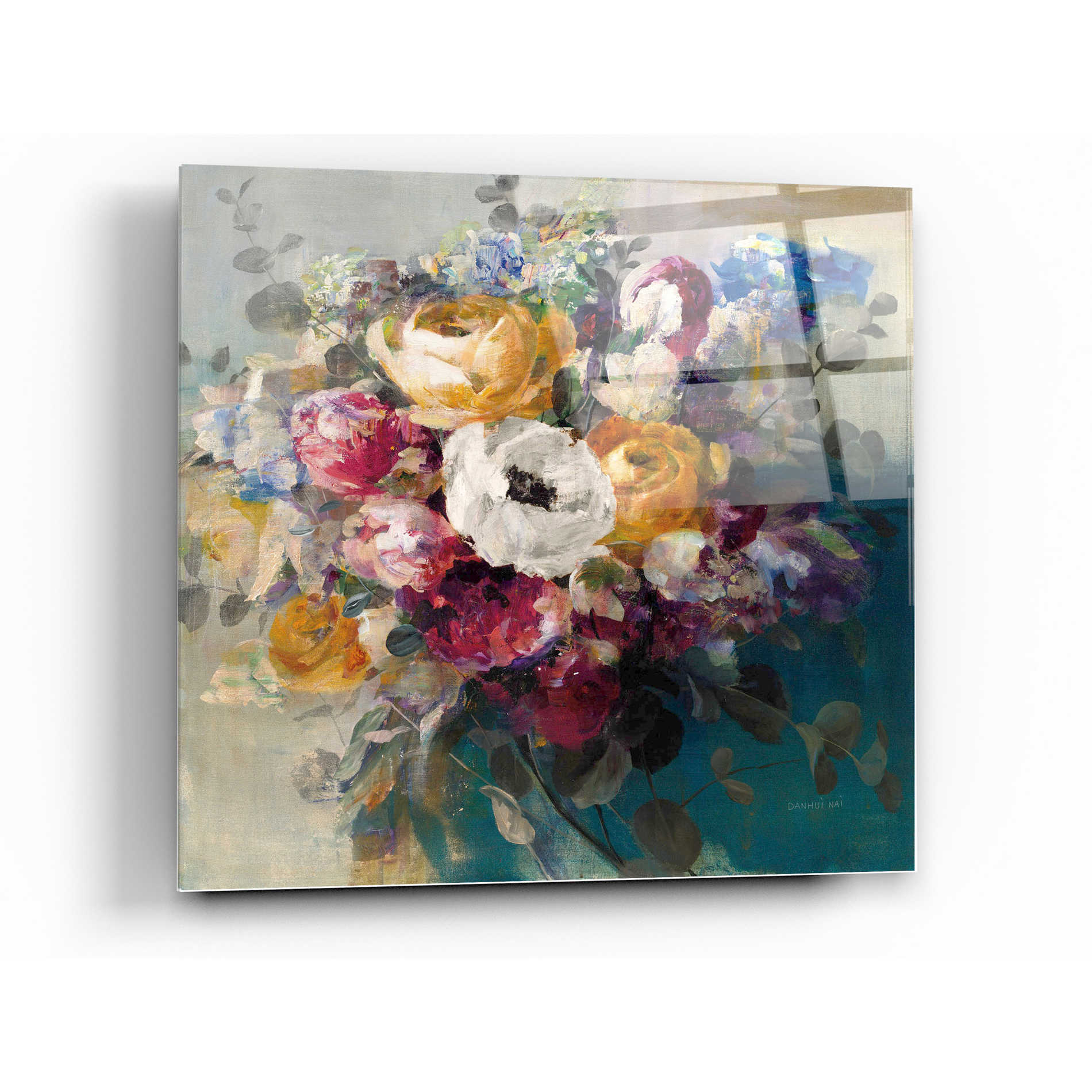 Epic Art 'Fall Bouquet' by Danhui Nai, Acrylic Glass Wall Art,36x36