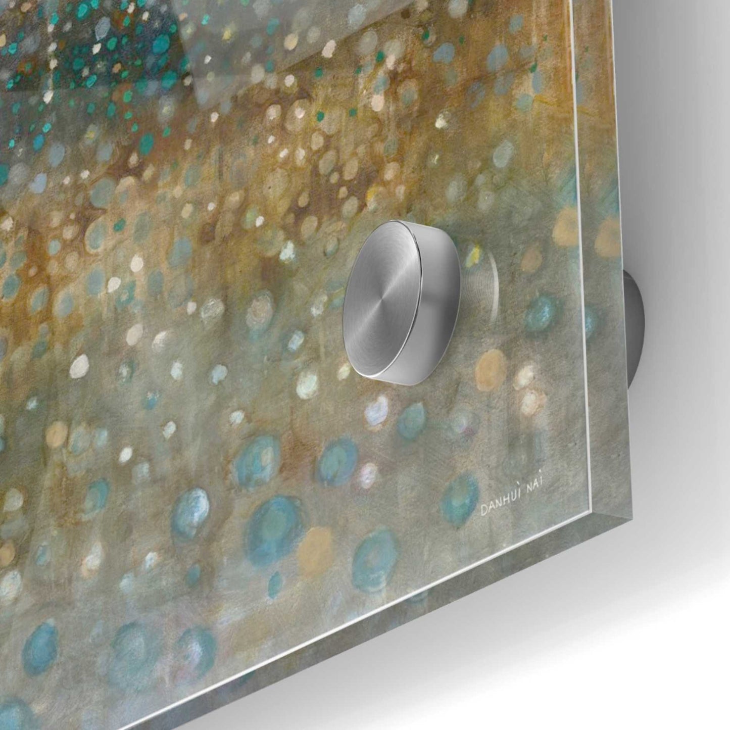 Epic Art 'Abstract Rain' by Danhui Nai, Acrylic Glass Wall Art,36x36