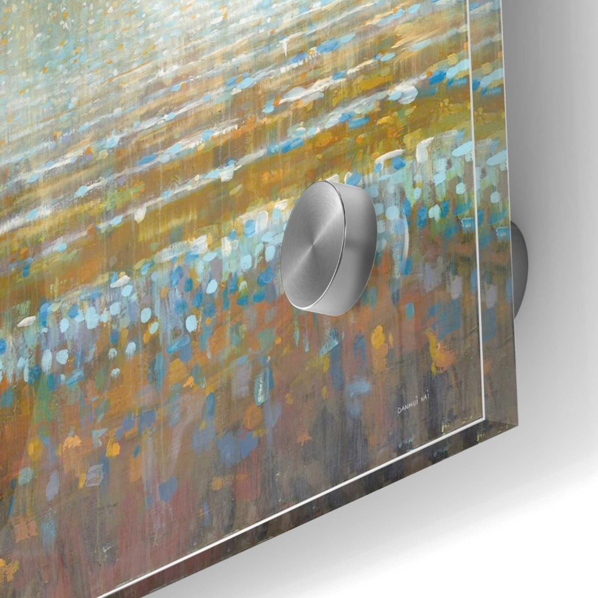 Epic Art 'Rains Over the Lake Light' by Danhui Nai, Acrylic Glass Wall Art,36x36