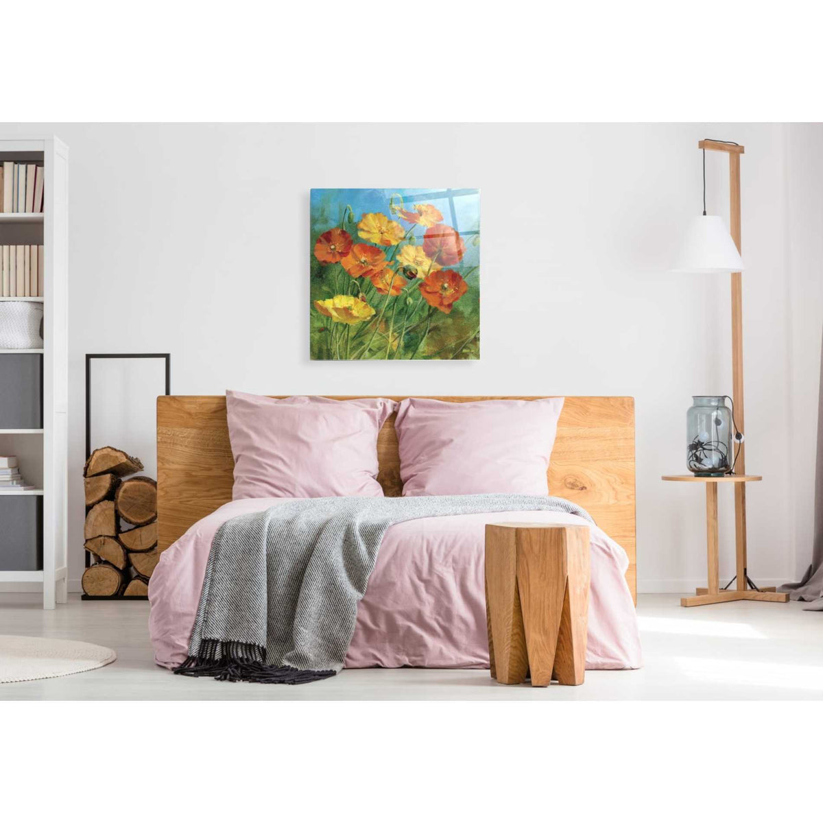 Epic Art 'Summer Field IV' by Danhui Nai, Acrylic Glass Wall Art,36x36