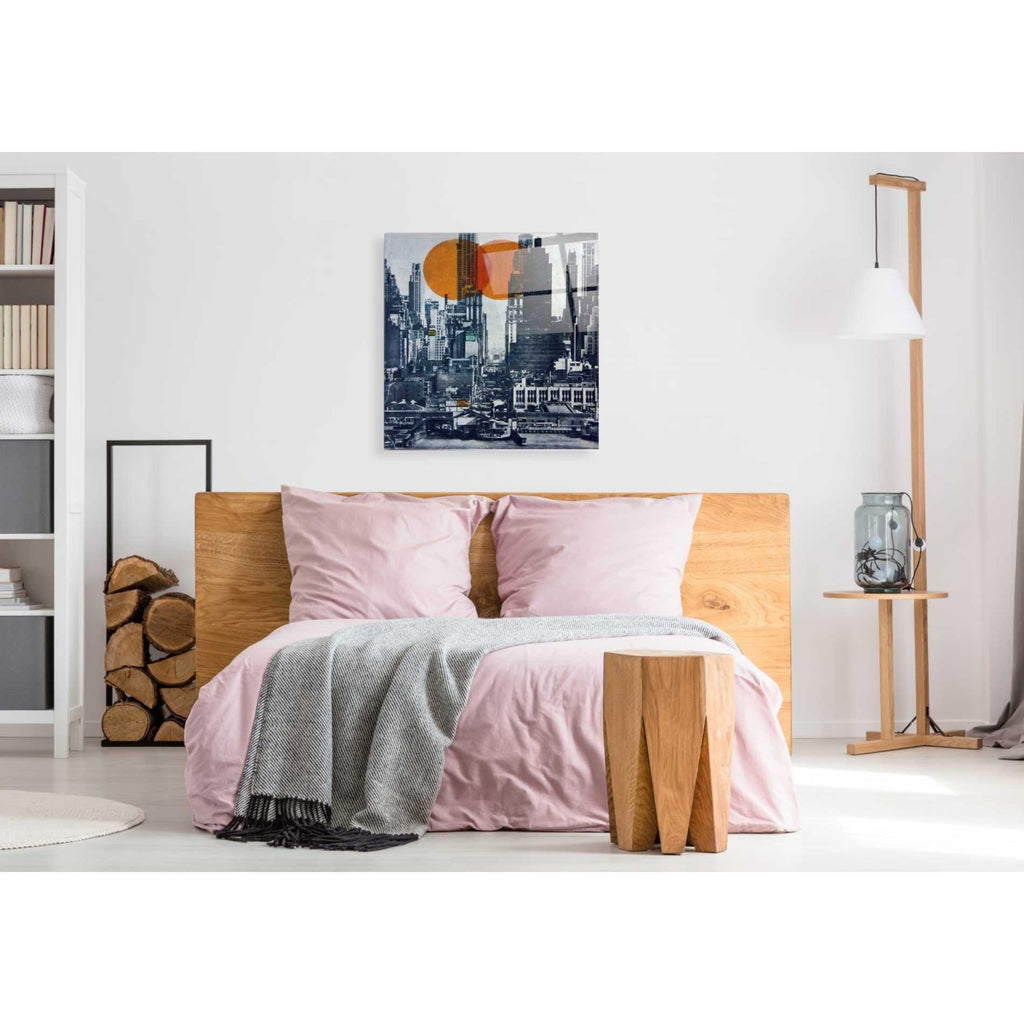 Epic Art 'NEW YORK SKYLINE 1948' by DB Waterman, Acrylic Glass Wall Art,36x36