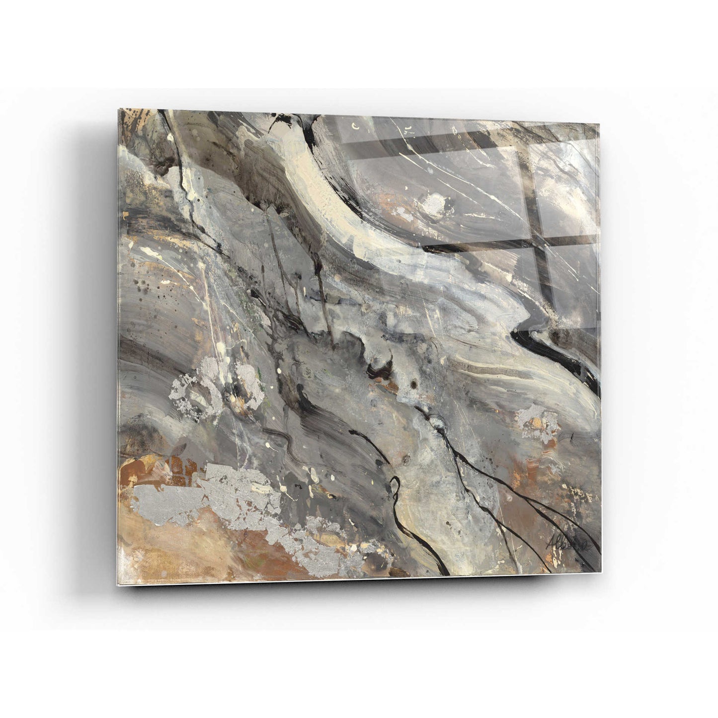 Epic Art 'Minerals IV Crop' by Albena Hristova, Acrylic Glass Wall Art,36x36