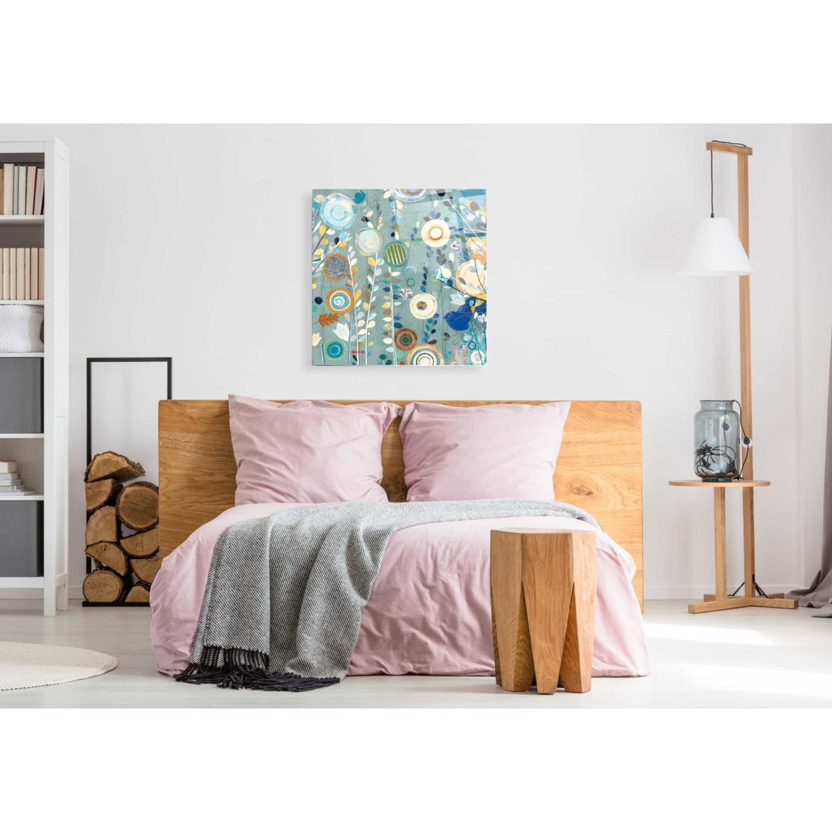 Epic Art 'Ocean Garden II Square' by Candra Boggs, Acrylic Glass Wall Art,36x36