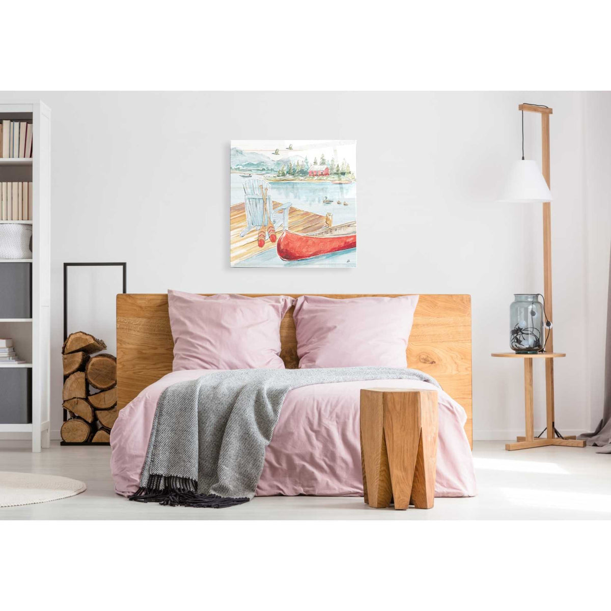 Epic Art 'Lake Moments III' by Daphne Brissonet, Acrylic Glass Wall Art,36x36