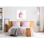 Epic Art 'Unicorn Magic I Heart Sq' by Melissa Averinos, Acrylic Glass Wall Art,36x36
