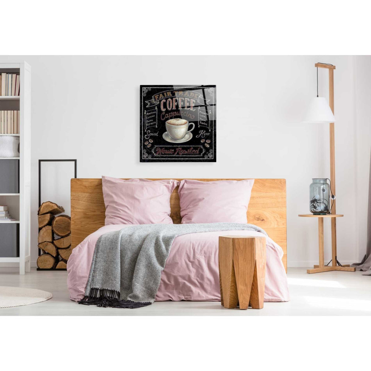 Epic Art 'Morning Treat Square I' by Daphne Brissonet, Acrylic Glass Wall Art,36x36