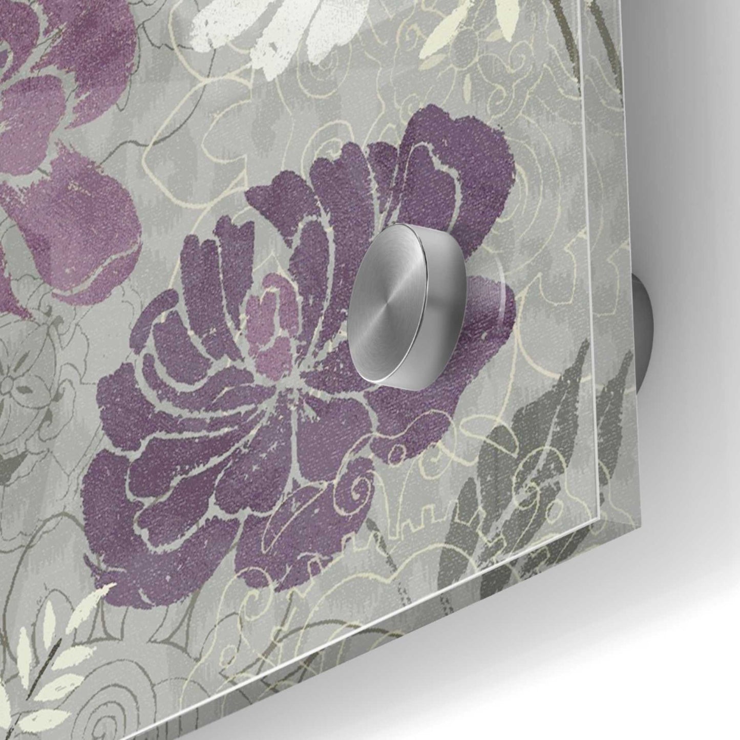 Epic Art 'Morning Tones Purple I' by Daphne Brissonet, Acrylic Glass Wall Art,36x36