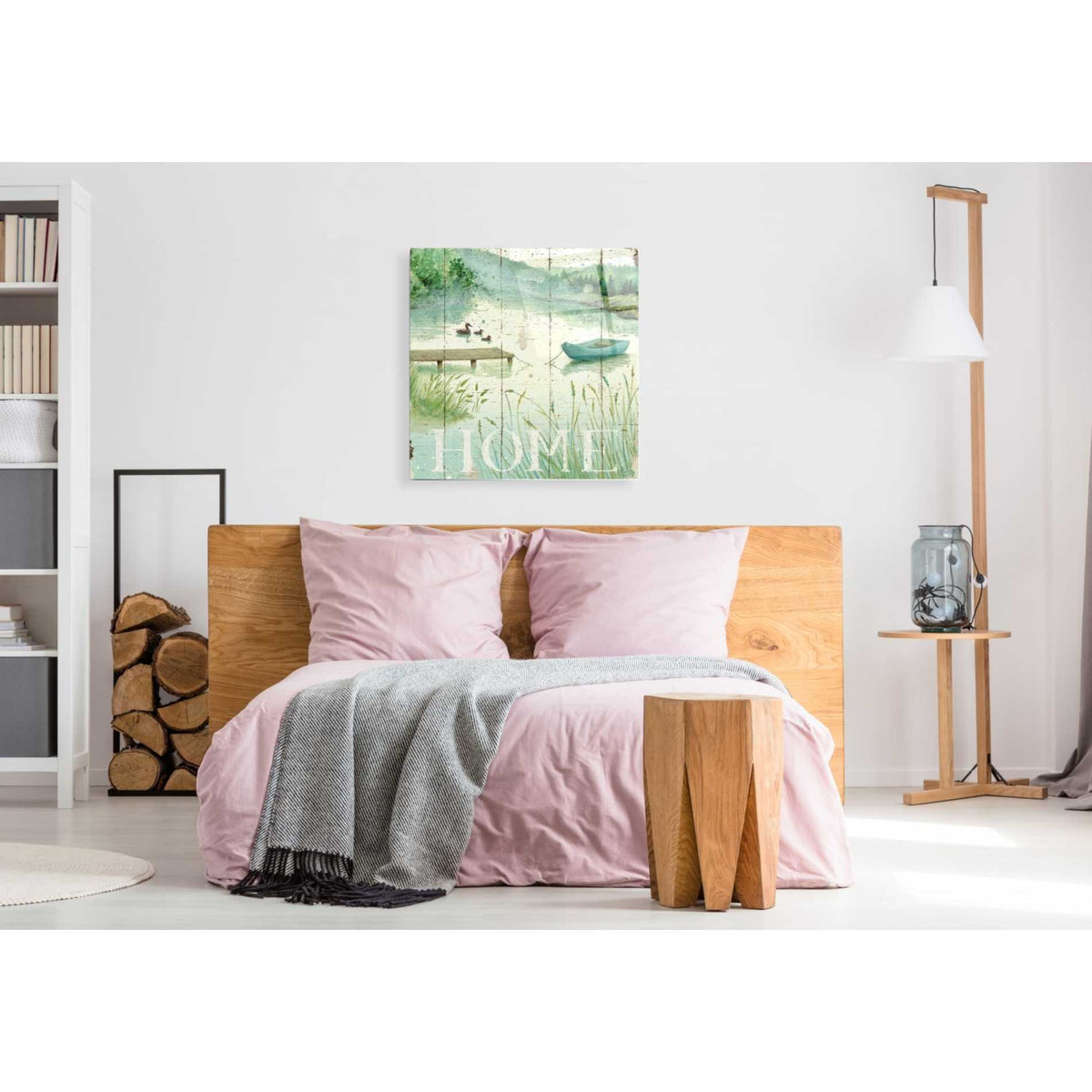 Epic Art 'Lakeside I' by Daphne Brissonet, Acrylic Glass Wall Art,36x36