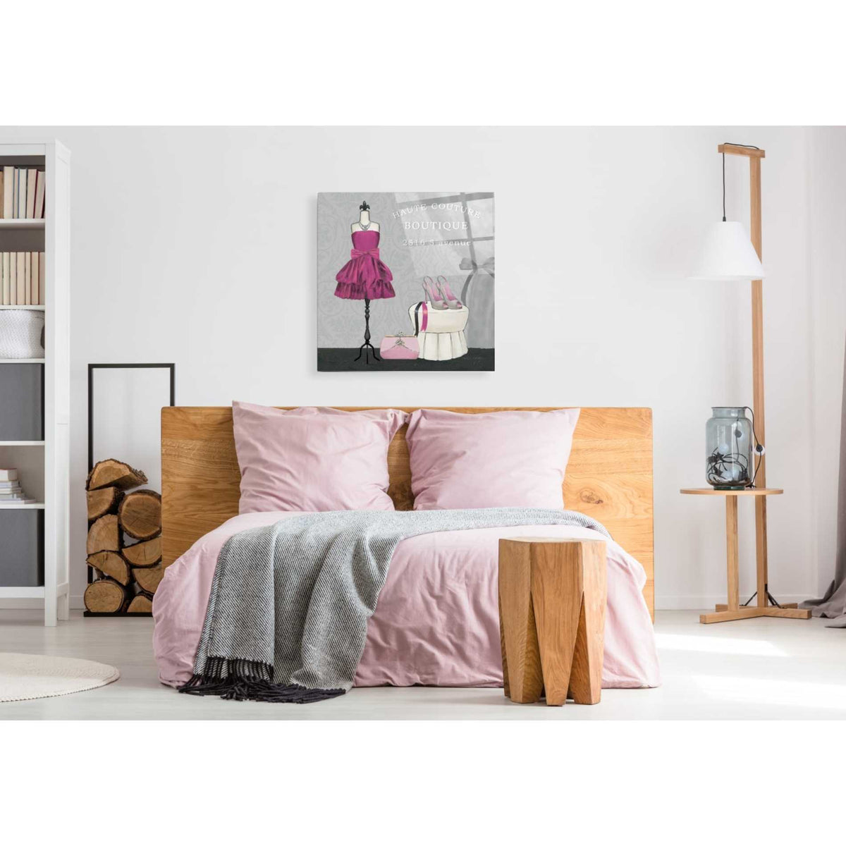 Epic Art 'Dress Fitting Boutique Sq II' by Marco Fabiano, Acrylic Glass Wall Art,36x36