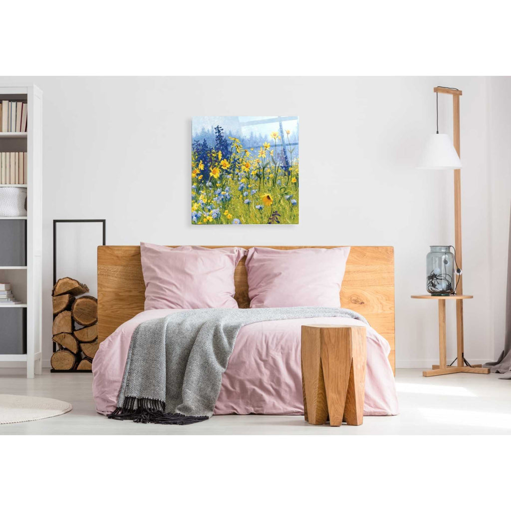 Epic Art 'Joyful in July III' by Shirley Novak, Acrylic Glass Wall Art,36x36