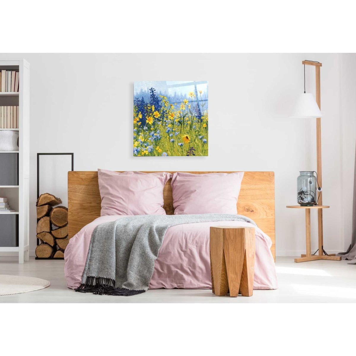 Epic Art 'Joyful in July III' by Shirley Novak, Acrylic Glass Wall Art,36x36
