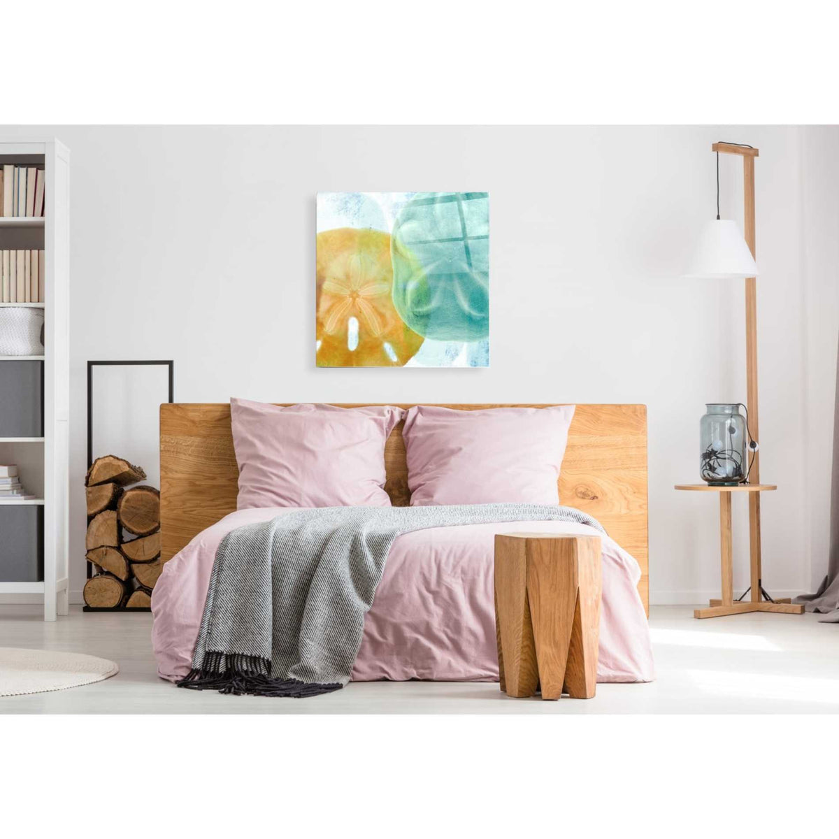 Epic Art 'Luminous Seashells' by Elena Ray Acrylic Glass Wall Art,36x36