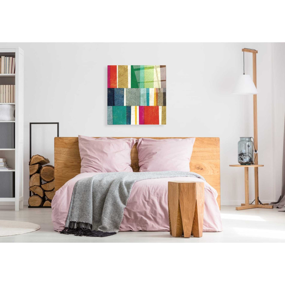 Epic Art 'Colorful Abstract' by Michael Mullan, Acrylic Glass Wall Art,36x36