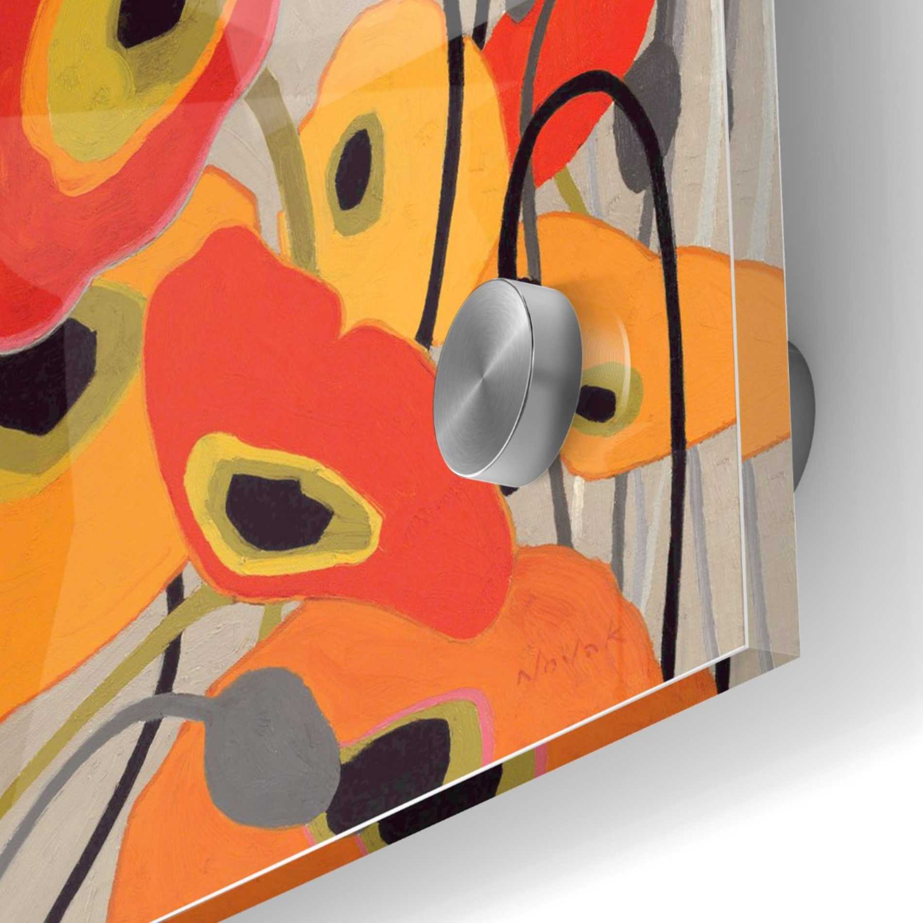 Epic Art 'Mango Tango I' by Shirley Novak, Acrylic Glass Wall Art,36x36