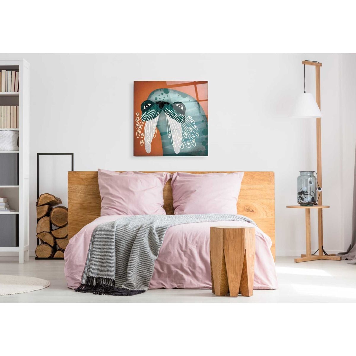 Epic Art 'Walrus Wow' by Ryan Fowler, Acrylic Glass Wall Art,36x36
