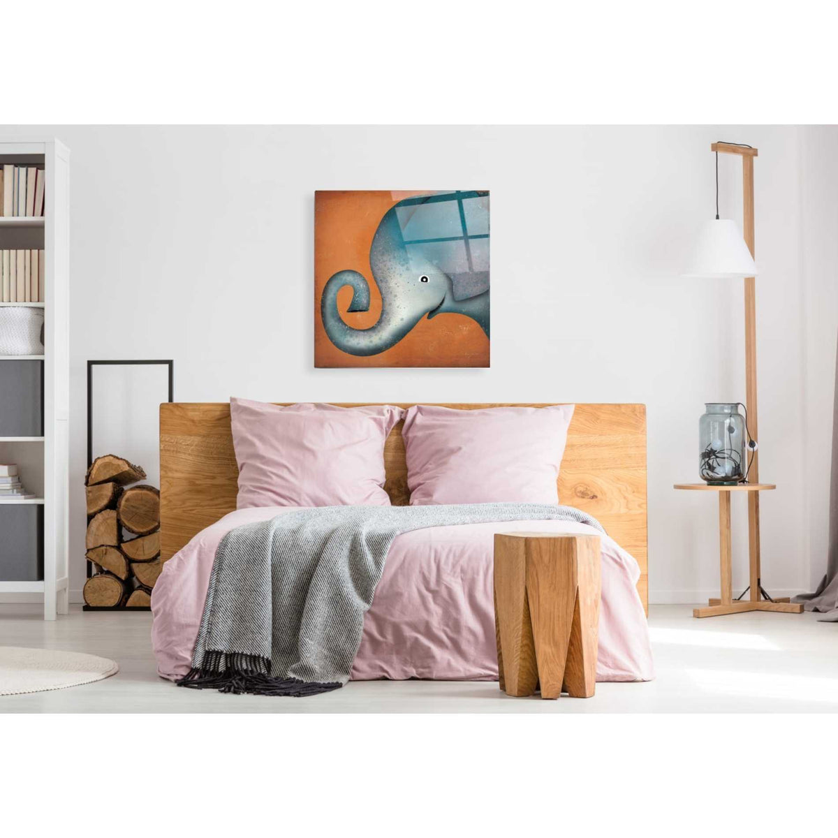 Epic Art 'Elephant Wow' by Ryan Fowler, Acrylic Glass Wall Art,36x36
