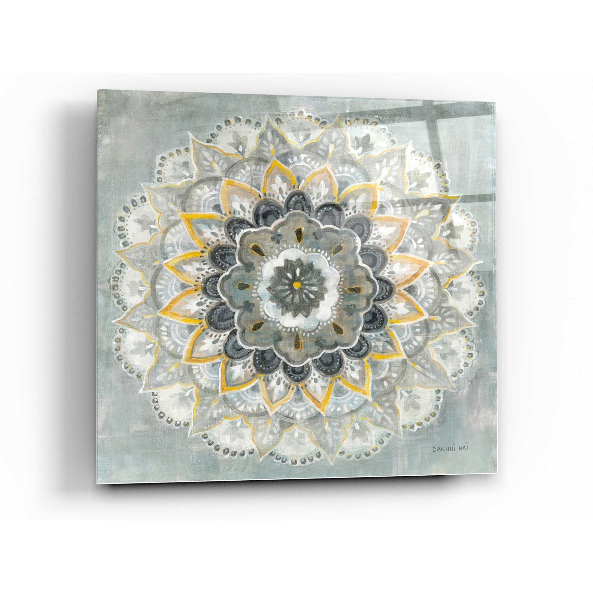 Epic Art 'Sunburst' by Danhui Nai, Acrylic Glass Wall Art,36x36