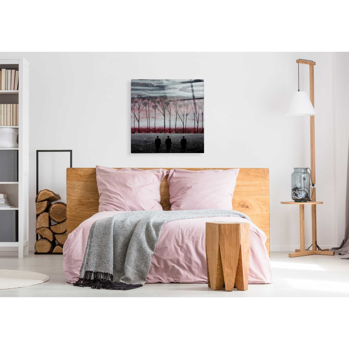 Epic Art 'SILENT SUITS' by DB Waterman, Acrylic Glass Wall Art,36x36