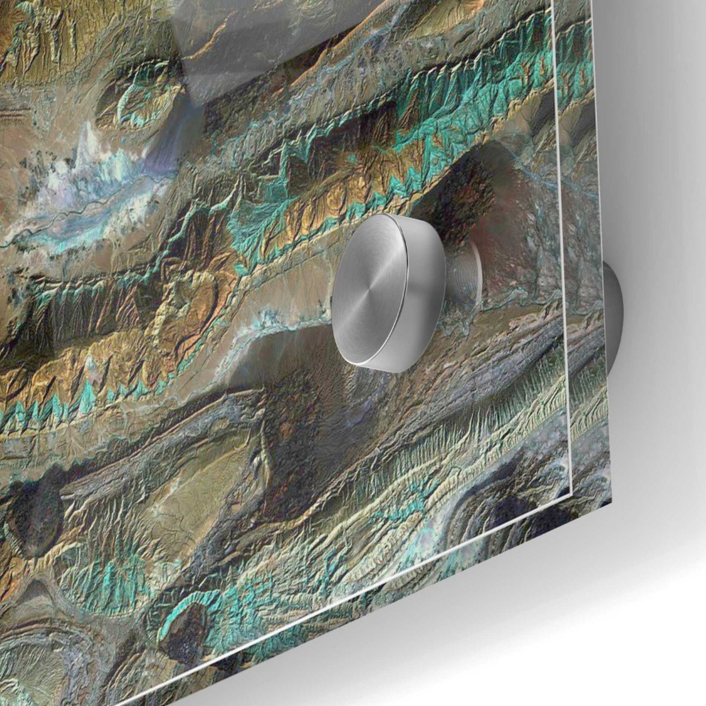 Epic Art 'Earth As Art: Salt Glaciers' Acrylic Glass Wall Art,36x36
