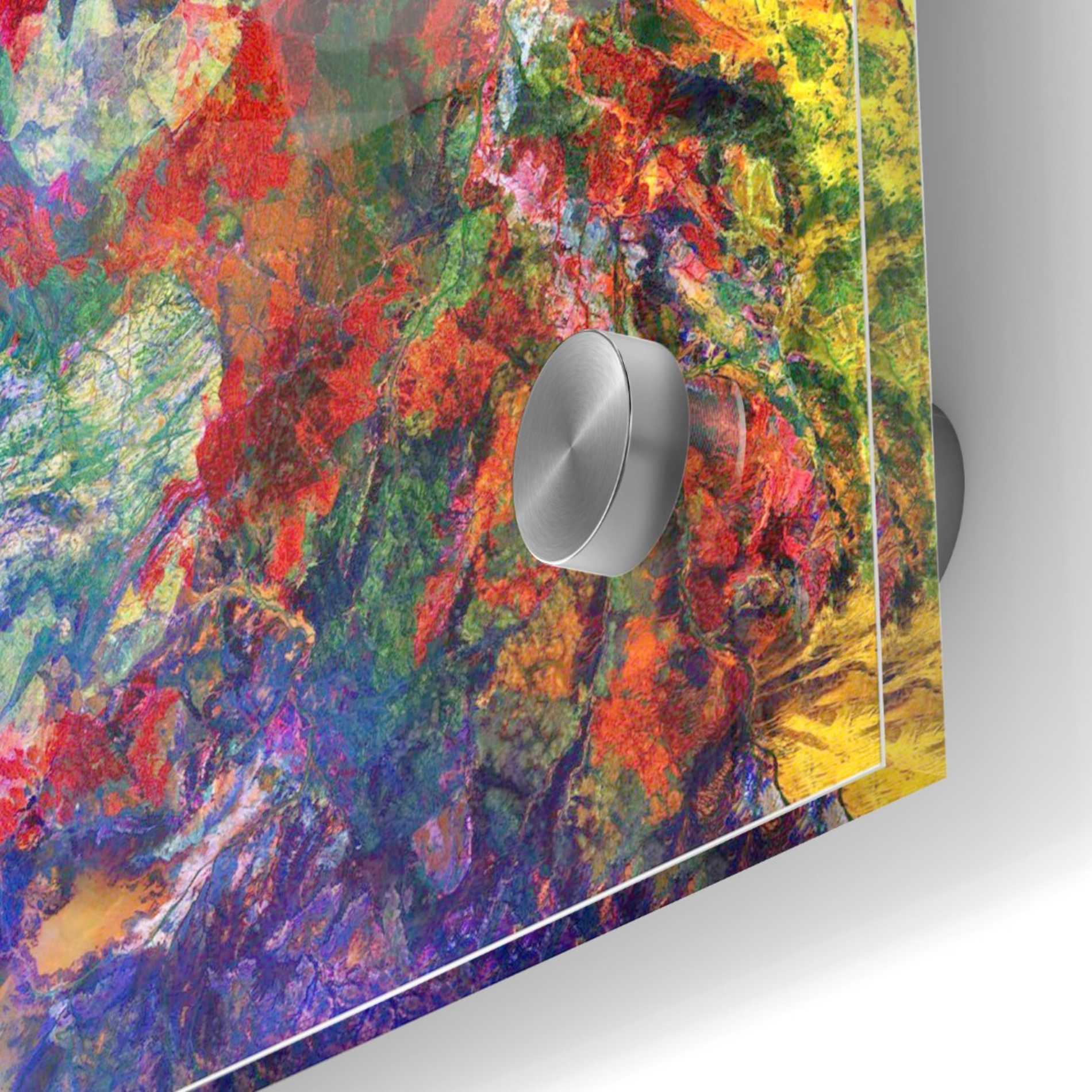 Epic Art 'Earth As Art: Melted Colors' Acrylic Glass Wall Art,36x36