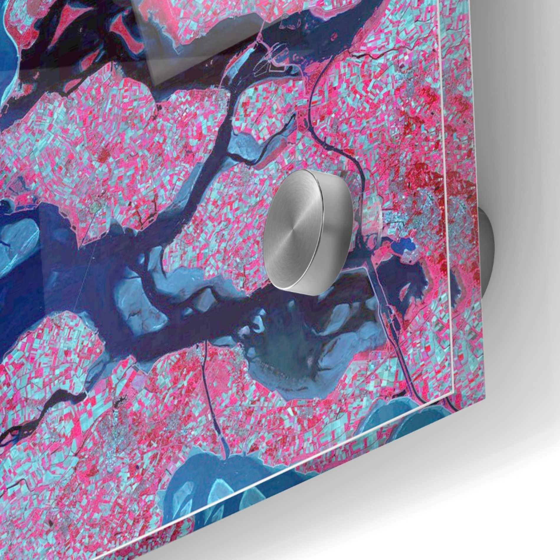 Epic Art 'Earth As Art: Delta Region' Acrylic Glass Wall Art,36x36