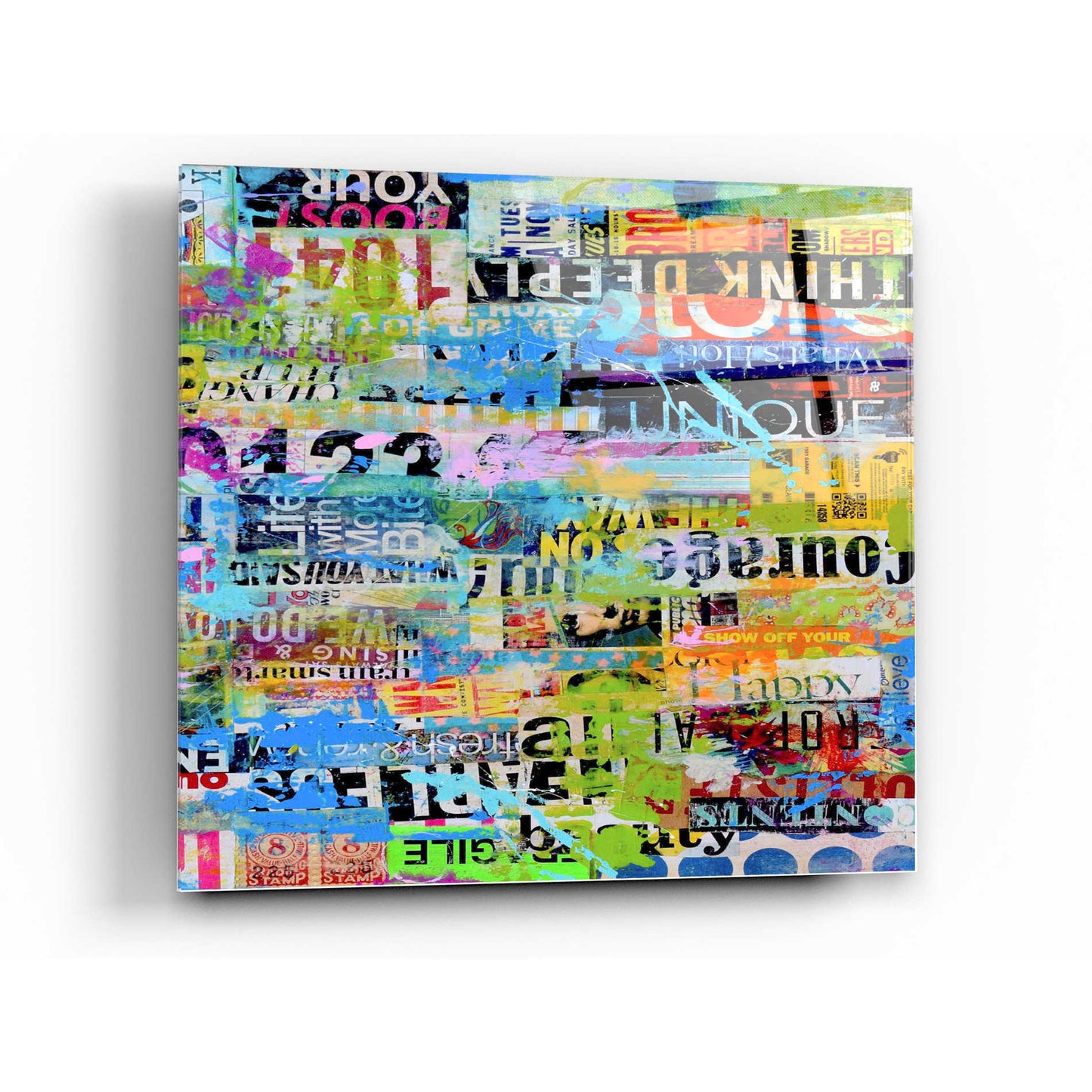 Epic Art 'Metro Mix 33 II' by Erin Ashley Acrylic Glass Wall Art,36x36