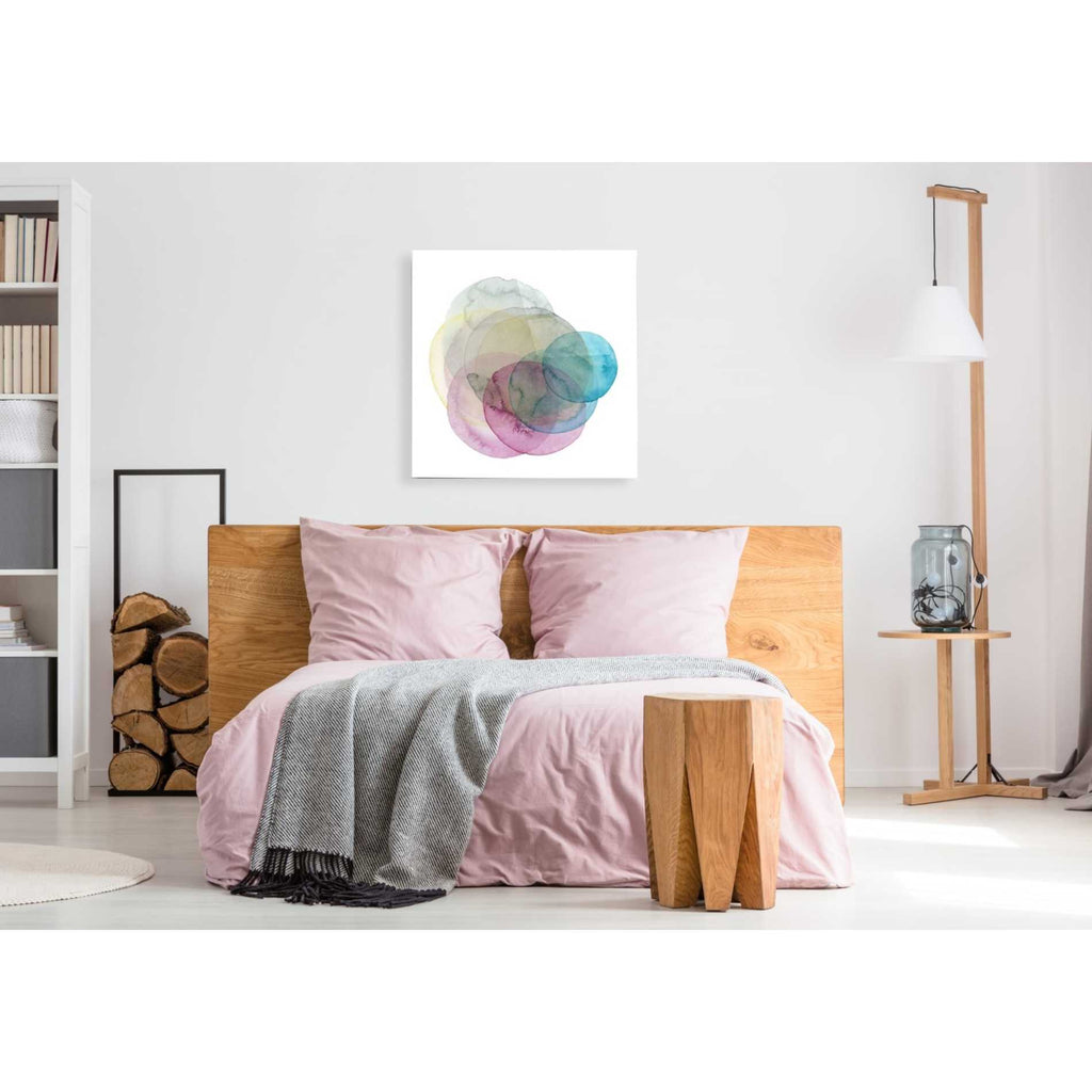 Epic Art 'Evolving Planets II' by Grace Popp Acrylic Glass Wall Art,36x36