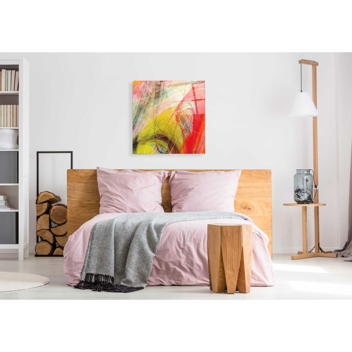 Epic Art 'String Tile I' by James Burghardt, Acrylic Glass Wall Art,36x36