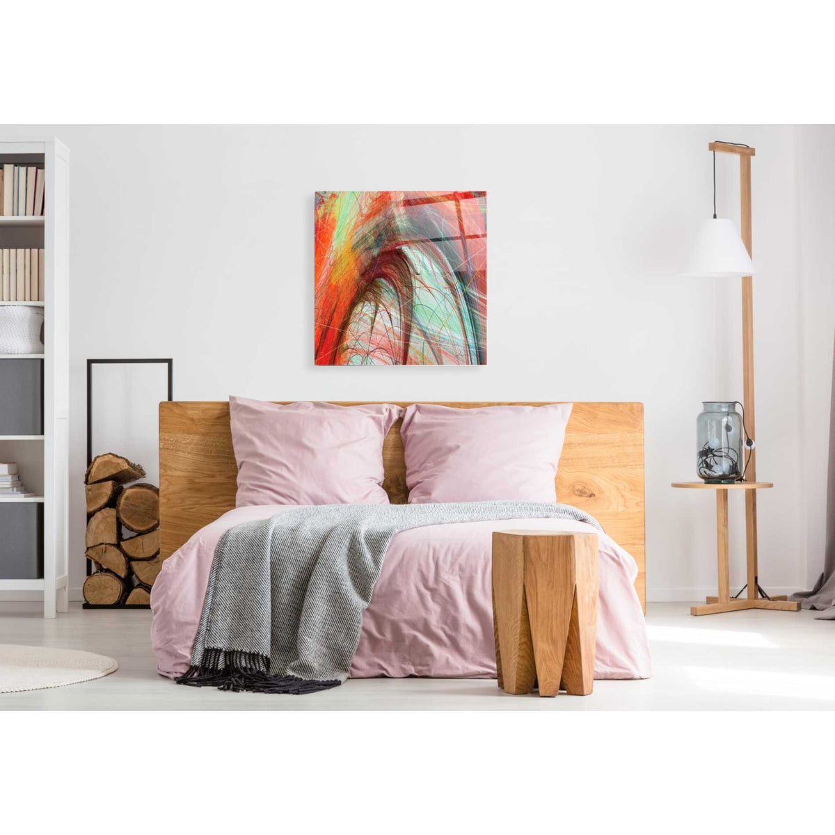 Epic Art 'String Tile II' by James Burghardt, Acrylic Glass Wall Art,36x36