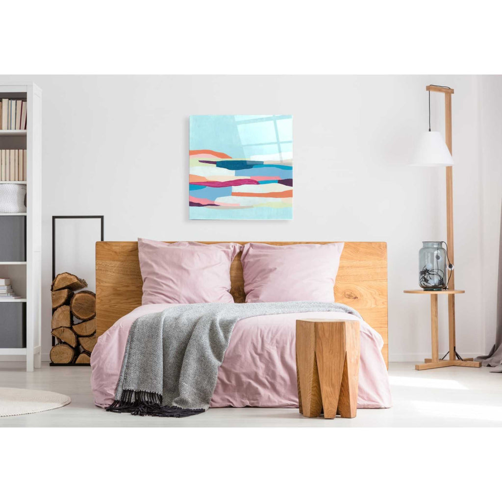 Epic Art 'Stratascape II' by June Erica Acrylic Glass Wall Art,36x36