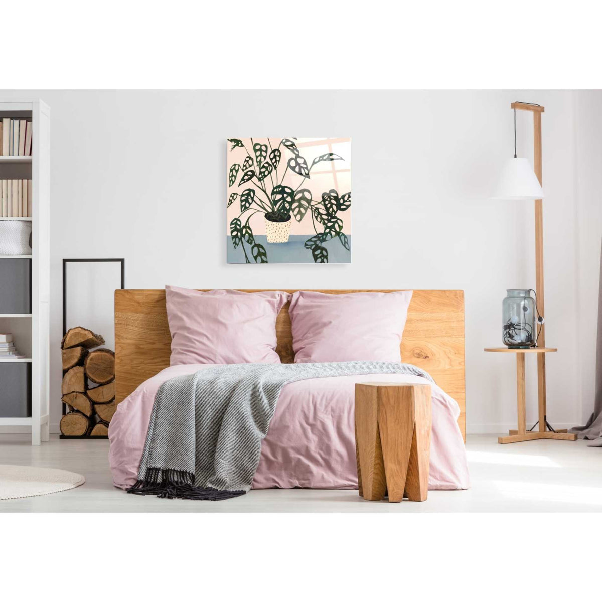 Epic Art 'Houseplant I' by Victoria Borges Acrylic Glass Wall Art,36x36