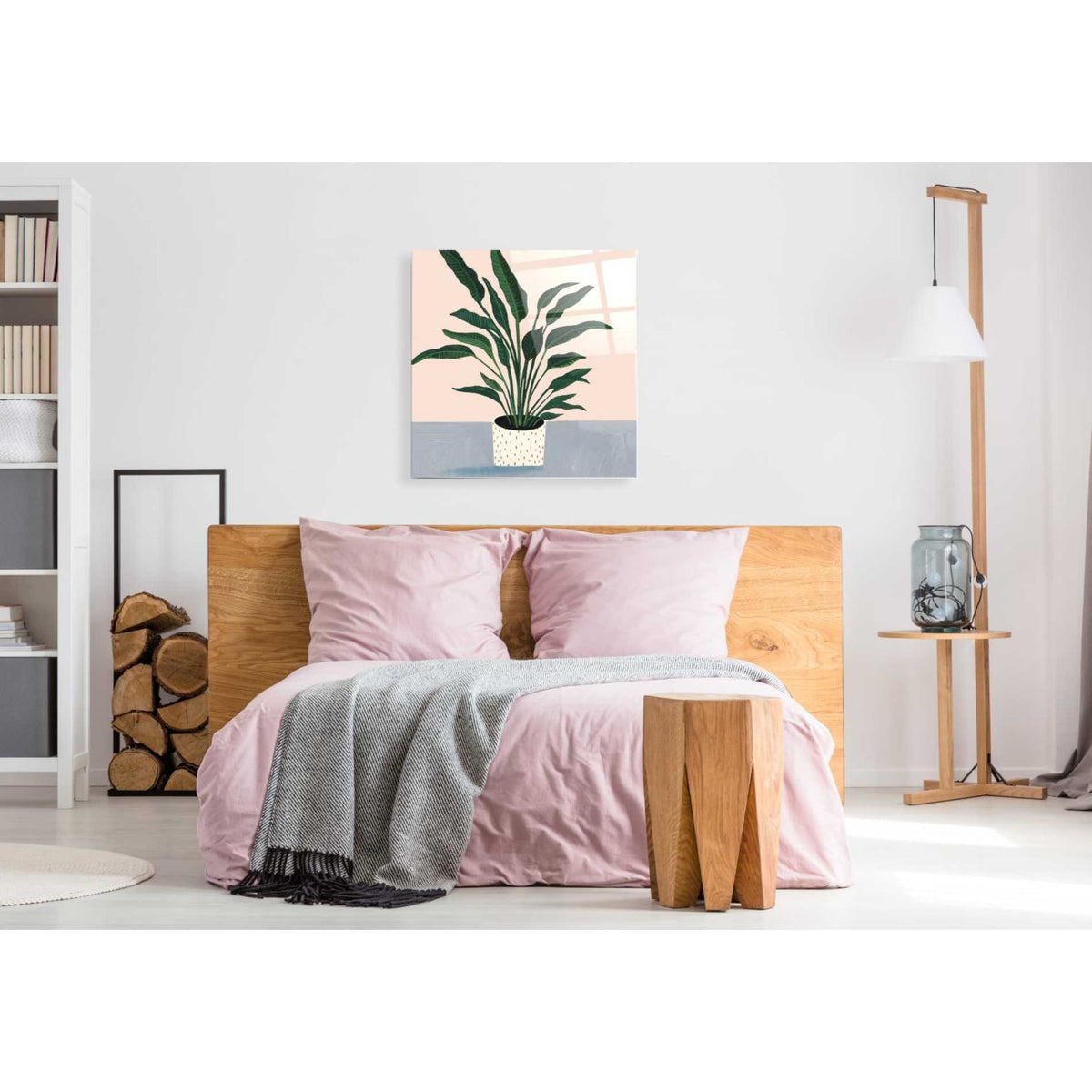 Epic Art 'Houseplant IV' by Victoria Borges Acrylic Glass Wall Art,36x36