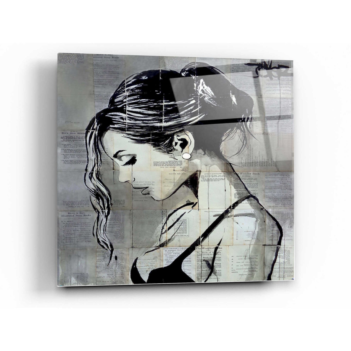 Epic Art 'Being' by Loui Jover, Acrylic Glass Wall Art,36x36