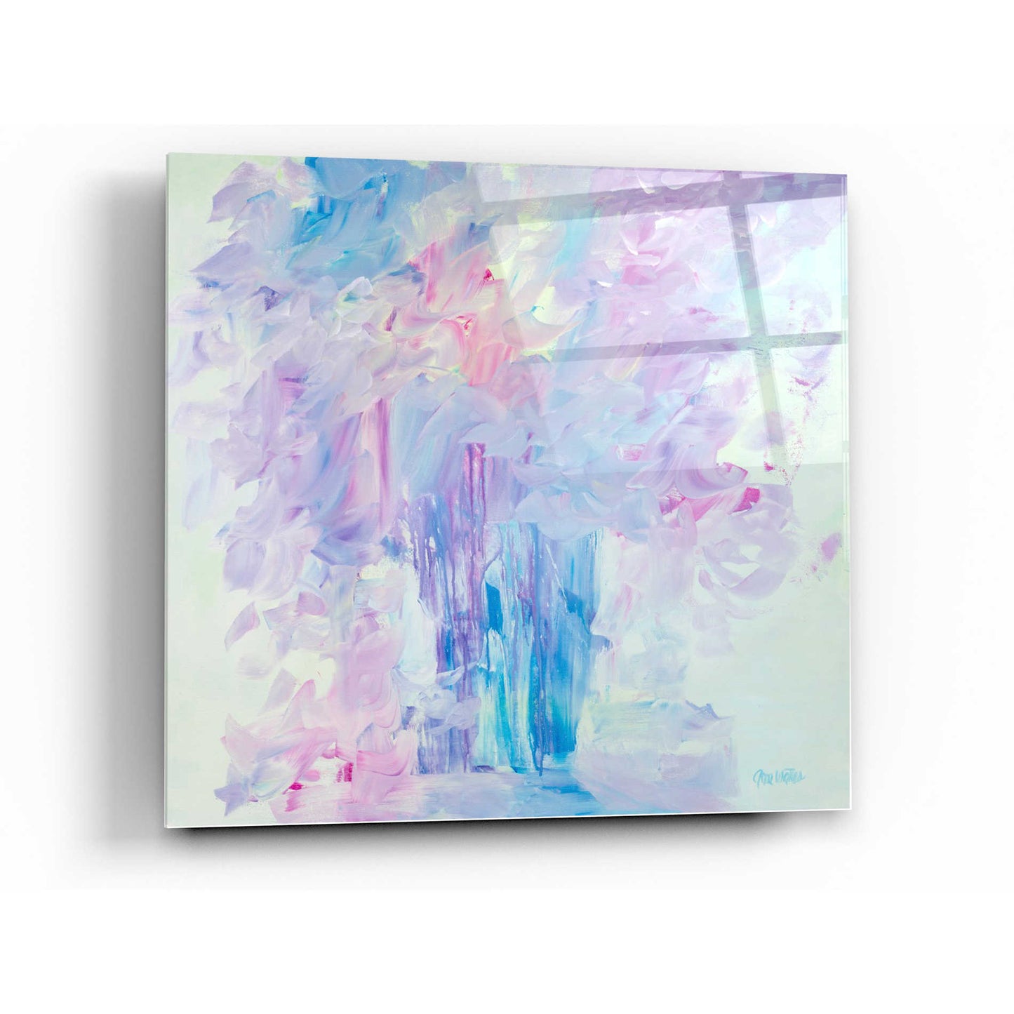 Epic Art 'Blissful Blooms' by Anne Waters, Acrylic Glass Wall Art,36x36
