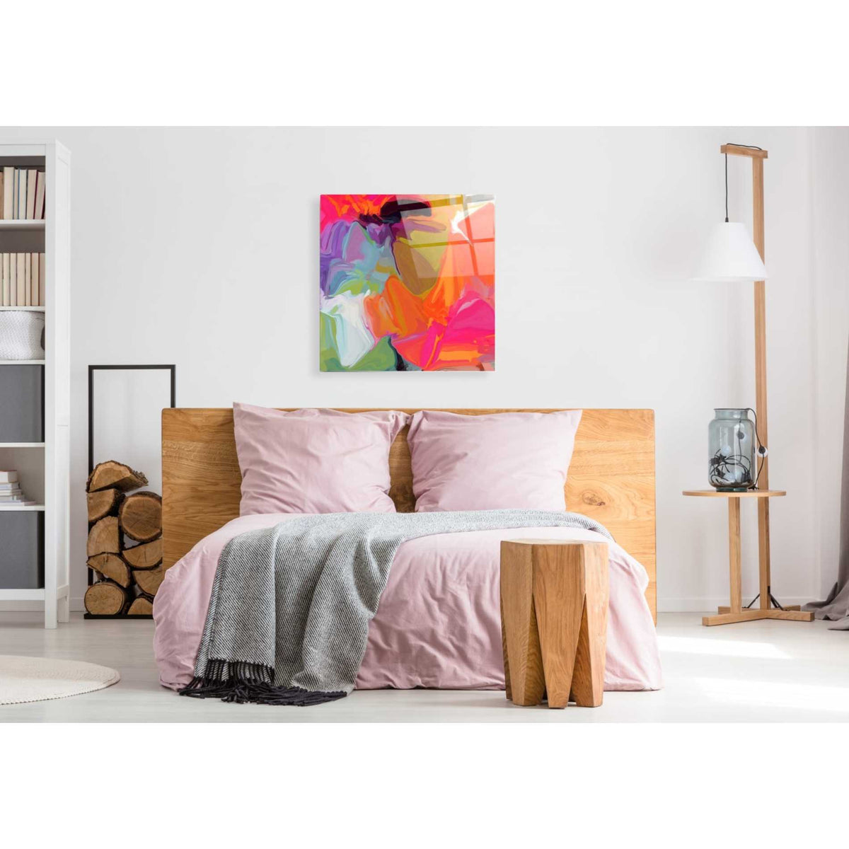 Epic Art 'Color Vibrations 2' by Irena Orlov, Acrylic Glass Wall Art,36x36