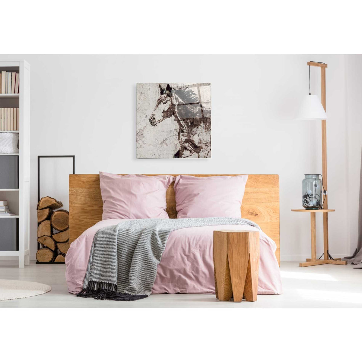Epic Art 'Galloping Horse 2' by Irena Orlov, Acrylic Glass Wall Art,36x36